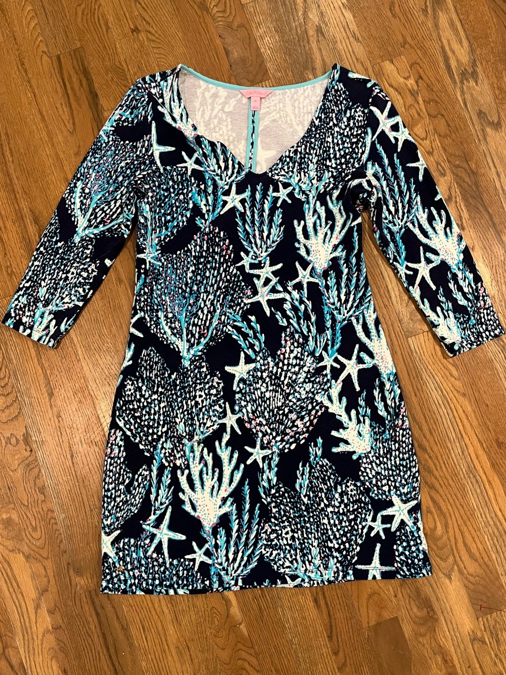 Lilly Pulitzer Clarke V-Neck Reef Dress